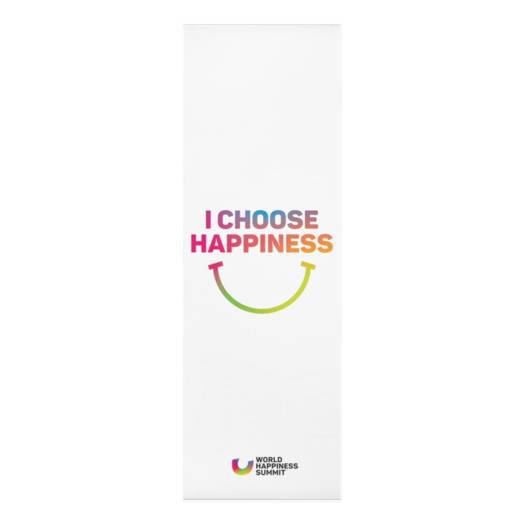 Foam Yoga Mat | Choose Happiness -rainbow- WOHASU®