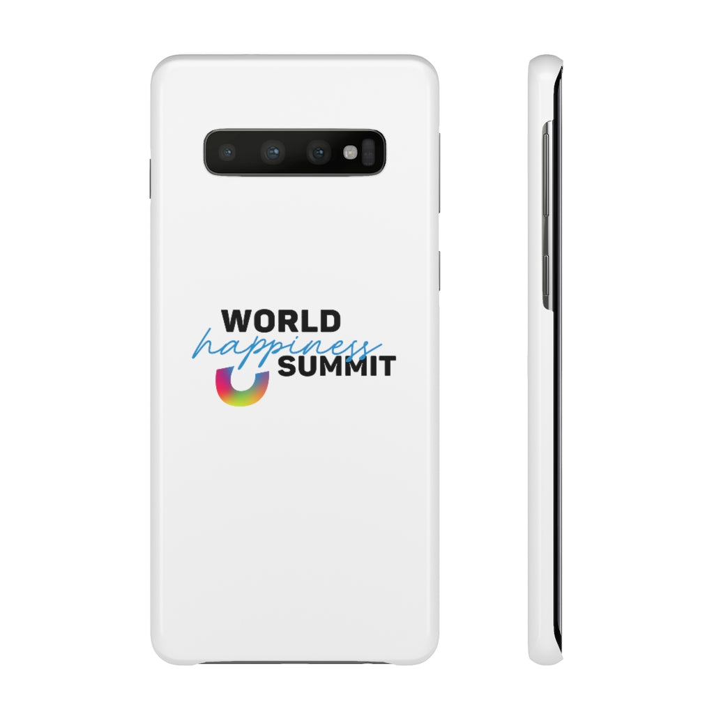 World Happiness Summit -blue- Snap Cases | WOHASU®
