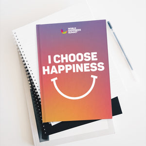 I Choose Happiness Journal - Ruled Line | WOHASU®