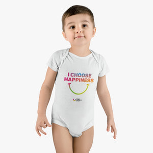 I Choose Happiness WOHASU® | Baby Short Sleeve Onesie®
