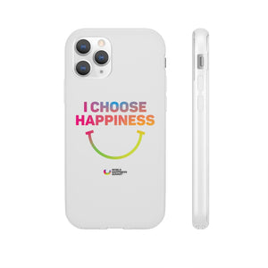 I Choose Happiness Flexi Cases | WOHASU®
