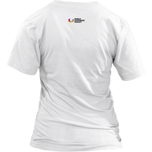 Smiley White V-Neck WOHASU® (women)