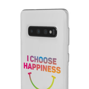 I Choose Happiness Flexi Cases | WOHASU®