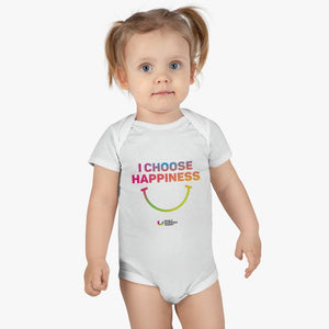 I Choose Happiness WOHASU® | Baby Short Sleeve Onesie®