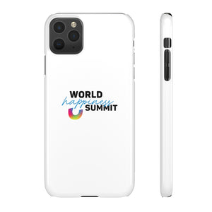 World Happiness Summit -blue- Snap Cases | WOHASU®